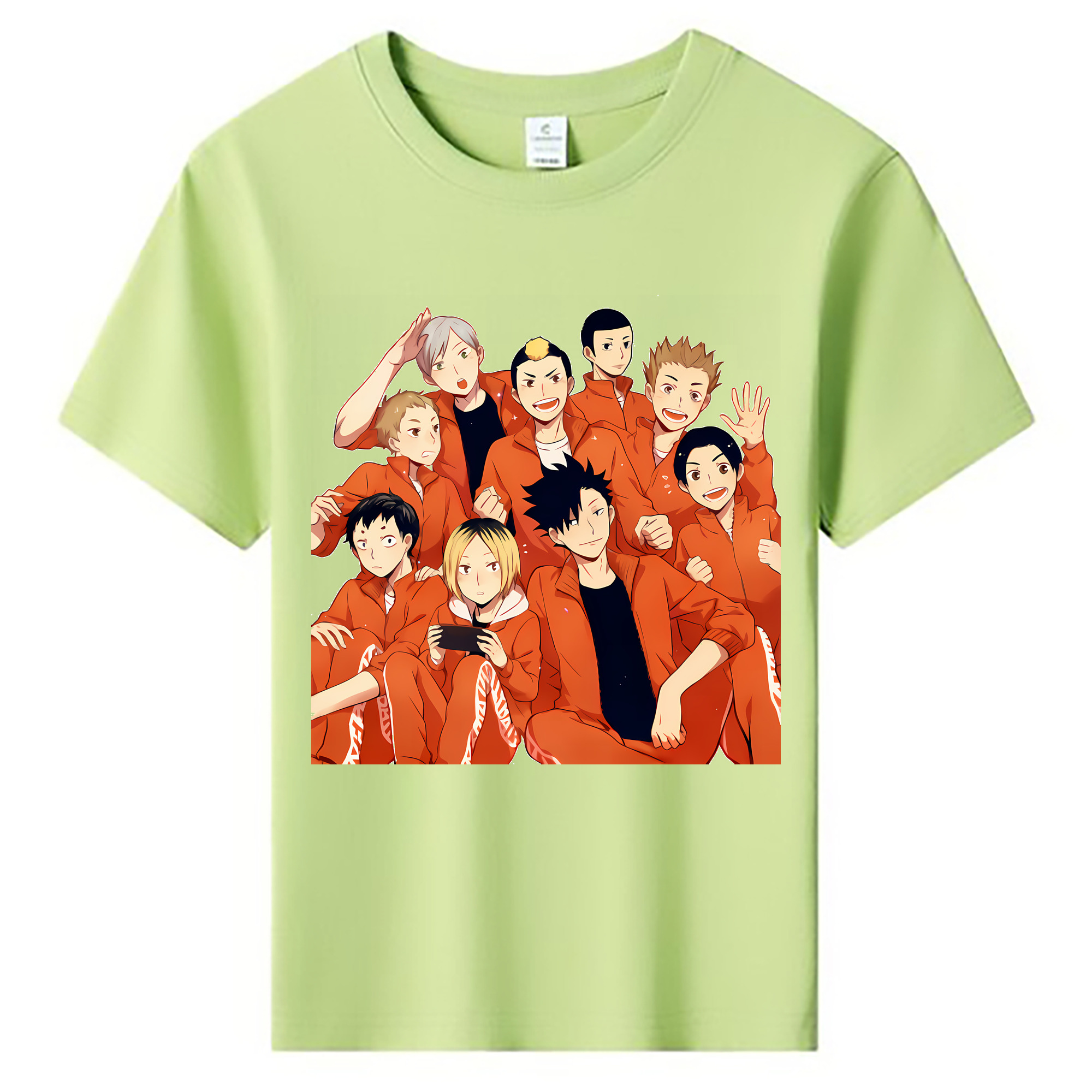 （画像用） ハイキュー!! Haikyu!! 綿100％キッズTシャツ（フロントプリント）